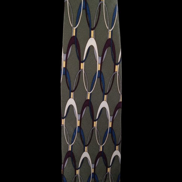 bill blass Other - Bill Blass Black Label 100% Silk Tie.  Vintage retro! EUC